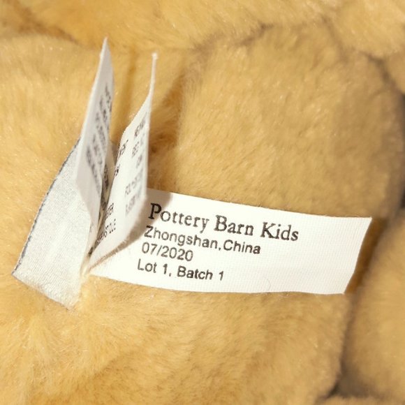 2020 Pottery Barn Kids West Elm Tiger Cuddle Plush BeanBag Stuffed Toy 18" - Picture 7 of 7